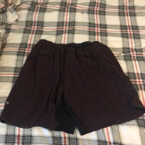 Men’s lulu lemon liner shorts